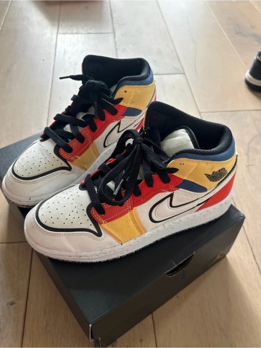 Kids Nike Air Jordan High-Top Athletic Sneakers